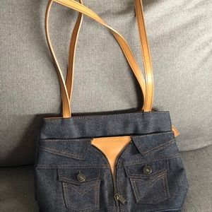 Unique blue denim purse/bag